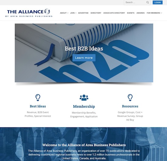 The Alliance of Area Business Publishers